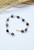 Pulseira de pedra ágata azul