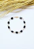 Pulseira de pedra ônix quadrado na internet