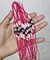 Kit 12 pulseira e tornozeleira búzio linha rosa