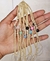 Kit 12 pulseira e tornozeleira de pedra variadas