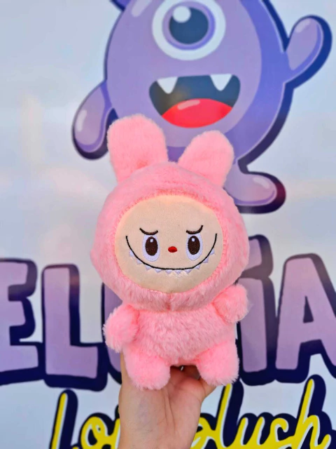Pelúcia - Labubu Rosa 25cm