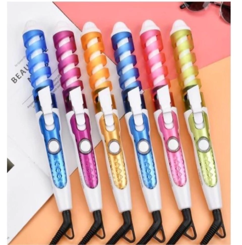 Cacheador de cabelo aspiral