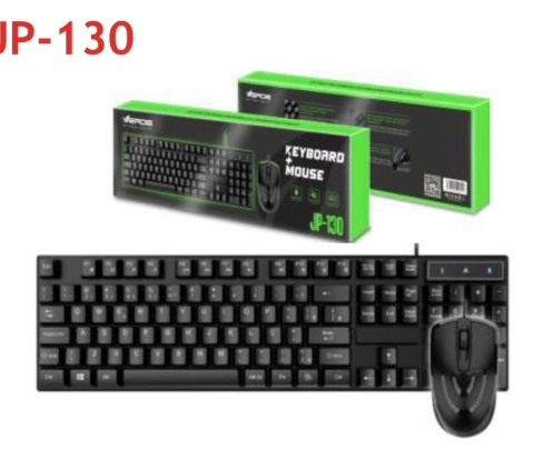 Teclado com fio e mouse Jp-130