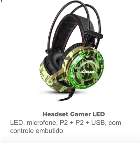 Fone gamer Lc-827 xtrad