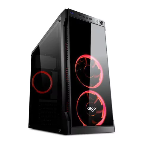 GABINETE GAMER AIGO BEYOND 3 U3, MID-TOWER, LATERAL ACRILICO, PRETO, BEYOND 3 U3