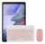 Teclado e Mouse Bluetooth 2.4GHz para Galaxy Tab A7 8.7" T220 T225 Conexão Rápida Compacto e Leve - Vem na Promo®