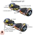Hoverboard Overboard Infantil Skate Elétrico 6.5" Led Bluetooth Bateria De Grande Capacidade Motor Brushless HBD65S - loja online