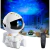 Mini Projetor Astronauta Estrelas 360° LED RGB Luz Galáxia Giratória Para Quarto USB 8 Modos de Cor