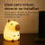 Luminária Capivara LED Abajur Decorativo 3D Relaxante Luz Amarela Suave USB Infantil Quarto Presente Criativo na internet