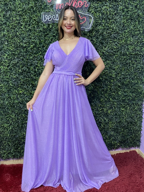Vestido Astrid lilás - comprar online