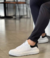 Tênis Sneakears Cyt Branco Preto Sapato Masculino Em Couro Legitimo Sola Emborrachada