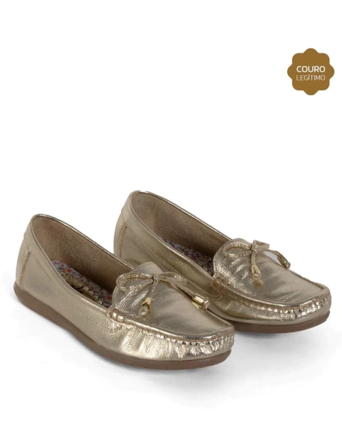 Mocassim em Couro Capri