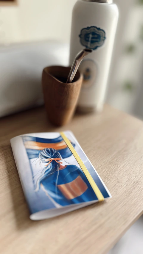 Mini cuaderno una vida entera alrededor de estos colores