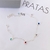 Tornozeleira zircônias coloridas Prata925 - comprar online