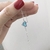 Pulseira entremeio coração zircônia azul claro Prata925 - comprar online