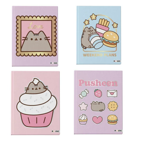 CUADERNO MOOVING T. DURA X 48 HJS. RAYADO PUSHEEN - comprar online