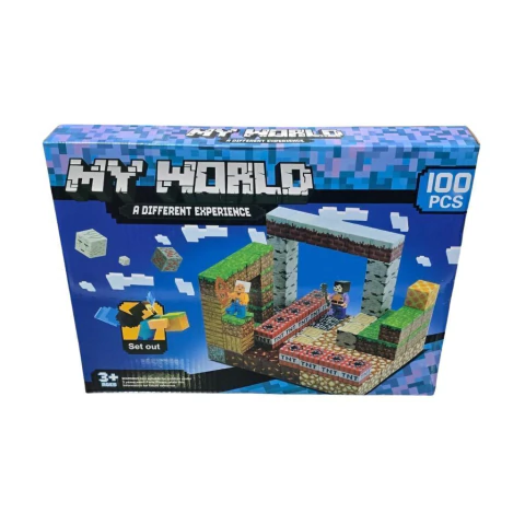 MINECRAFT IMANTADO 100 PIEZAS - comprar online