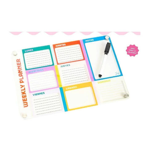 PIZARRA ACRÍLICA TRANSPARENTE MAGNÉTICA - comprar online