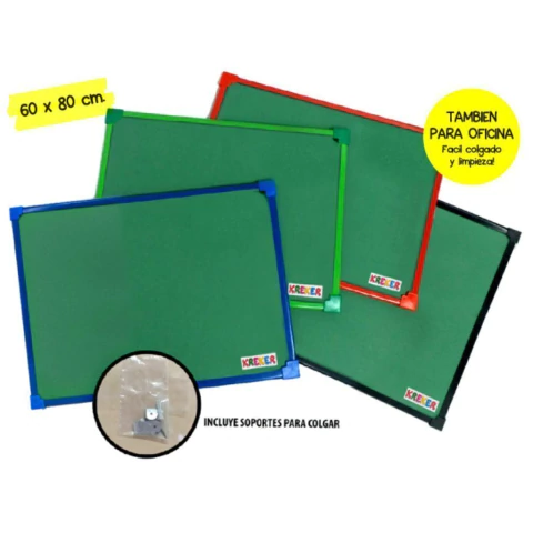 PIZARRON PARA TIZA KREKER 60 X 80 CM - comprar online
