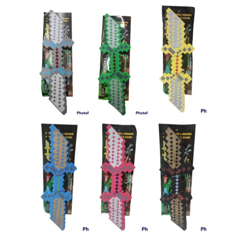 MINECRAFT ESPADA DOBLE 52CM