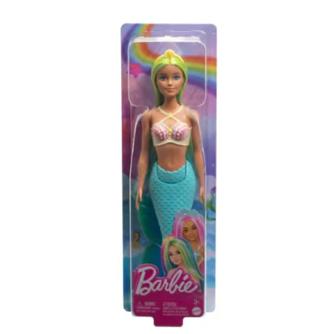 BARBIE SIRENA CABELLO MULTICOLOR