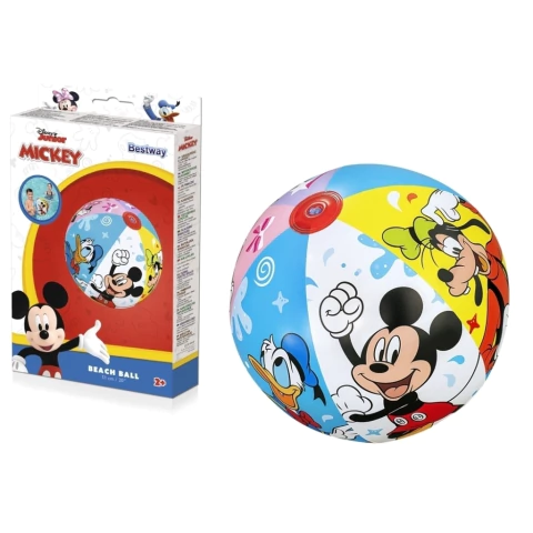 PELOTA INFLABLE 51 CM MICKEY BESTWAY