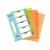 SEPARADOR P/MATERIAS A4 LAMA PVC C/LENGUETA NEON