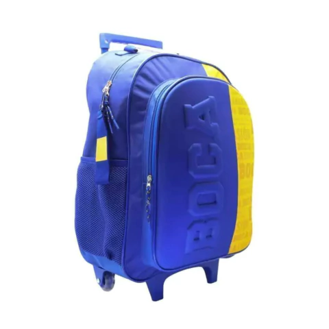 MOCHILA CON CARRO BOCA JUNIORS 18"