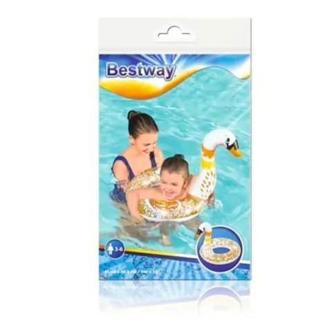 BESTWAY SALVAVIDAS GLITTER CISNE