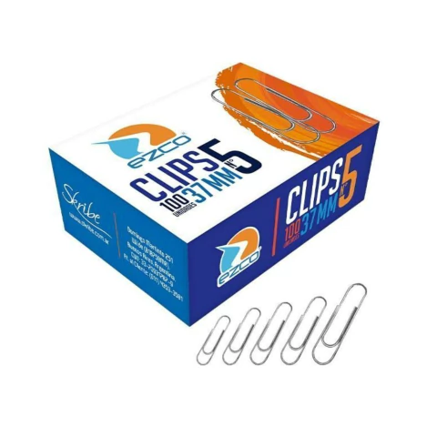 CLIP EZCO METALICO Nº 5 X 100 U. ( 37 MM ) - comprar online