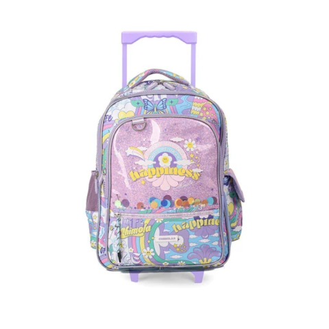 MOCHILA CON CARRO CHIMOLA LOVE THE PLANET 17" - comprar online