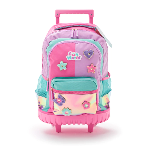 MOCHILA CON CARRO FW PATCH DIY 18" - comprar online