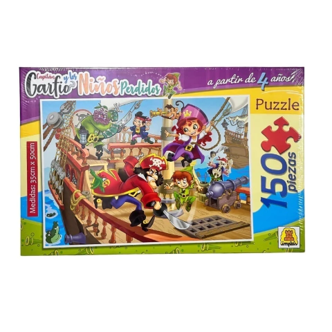 PUZZLE 150 PIEZAS GARFIO Y LOS NIÑOS PERDIDOS