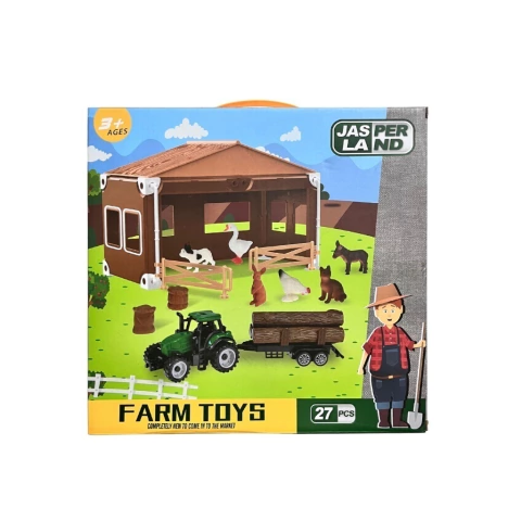 SET DE GRANJA CON TRACTOR FARM TOYS