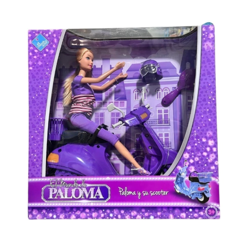 PALOMA Y SU SCOOTER