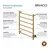 Toalheiro Térmico Digital Bracci Dourado - comprar online