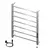 Toalheiro Térmico Premium Digital Grande Crismoe Fio Aparente Inox