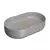 Cuba de Apoio Oval Deca 30x50 Soft Antracite Slim L.14050.85