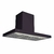 Coifa de Parede Tramontina Dritta Wall Black 90 em Aço Inox com Pintura Automotiva Preta 220V
