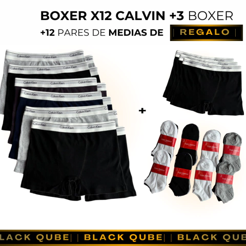 PROMO 12+3 Calvin Klein + 12 Medias Soquete Unisex de REGALO - comprar online
