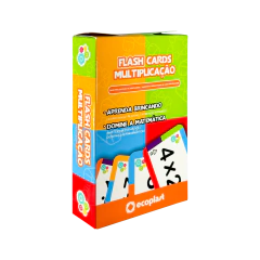 Jogo de Card Matemático Multiplicação