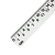 RÉGUA 30 CM PARA BAIXA VISAO 4MM CRISTAL - comprar online