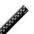 RÉGUA 30 CM PARA BAIXA VISAO 4MM PRETO