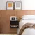 Kit com 2 Mesas de Cabeceira 30cm Preta com 1 Gaveta Superior e 1 Nicho FL DECOR - comprar online
