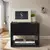 Kit com 2 Mesas de Cabeceira 30cm Preta com 1 Gaveta Superior e 1 Nicho FL DECOR - loja online