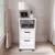 Mesa de Cabeceira Branca 30cm com 2 Gavetas e 1 Nicho FL DECOR - Mesa de Cabeceira Fl Decor, Design Moderno e Funcionalidade
