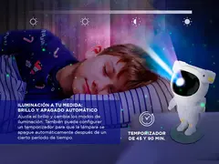 Astronauta Proyector Luces de Galaxia - comprar online