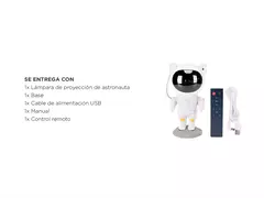 Astronauta Proyector Luces de Galaxia - tienda online
