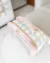 Organizador Multiuso Xadrez Caramelo com Rosa - Maê Bags