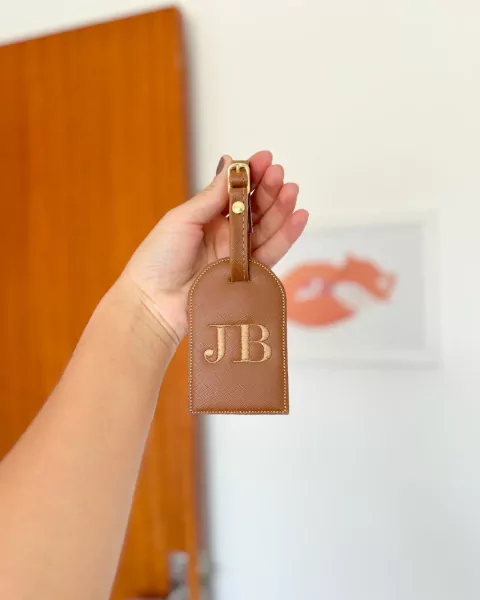 Tag Personalizada Caramelo - Iniciais